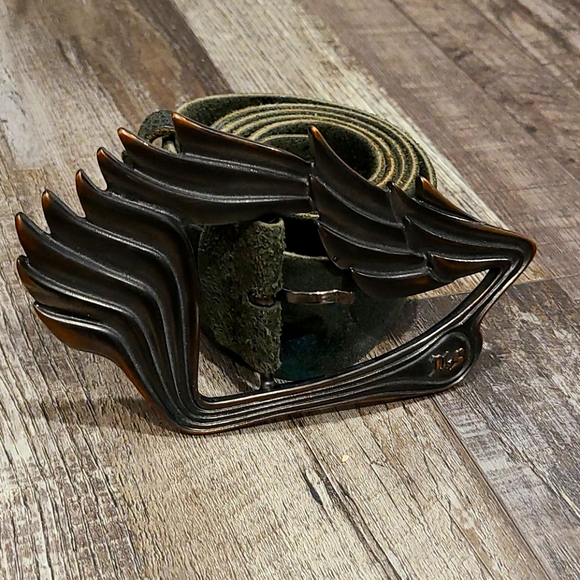 J LINDEBERG STOCKHOLM LEATHER WING BELT - Picture 2 of 6